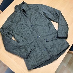 Barbour Polarquilt Calvary Jacket Olive US 8
